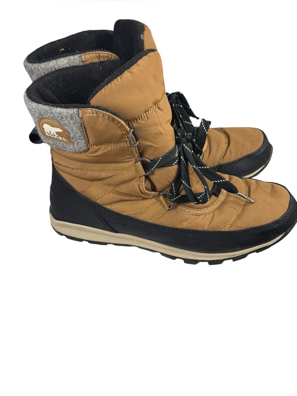 Sorel Whitney II Short Lace Waterproof Winter Boots Elk Brown Size 9 - Picture 5 of 15